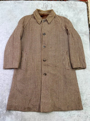 Vintage harris tweed overcoat - vintage,