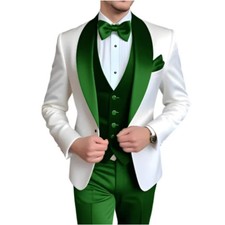 Mens 3 Piece Slim Fit Wedding