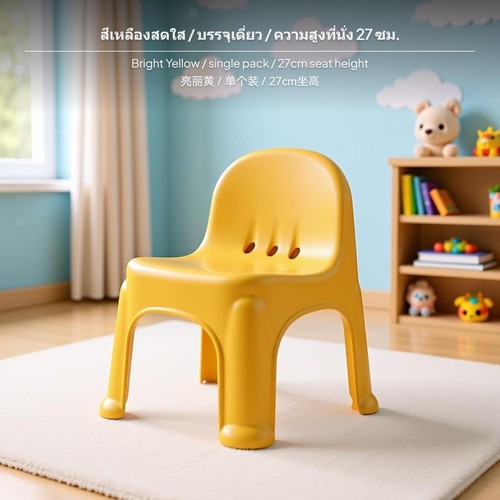 Plastic kids chair - plastic,