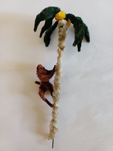 Vintage chenille pipe cleaner - pipe,