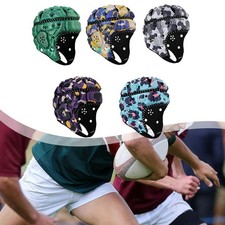 Rugby Helmet Scrum Cap Breathable Headgear for Soccer Goalkeeper Hat Pitcher