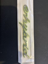 Porsche E Hybrid Door Badge Green/Silver 