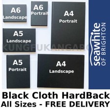 A4 A5 A6 Seawhite Black Cloth
