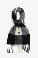 Fred Perry Gingham Scarf Snow