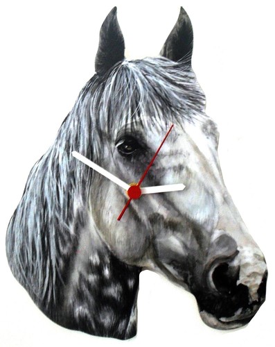 Dapple grey horse - grey,