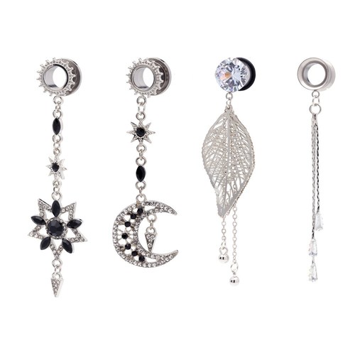 Ear gauges plugs - ear, dangle