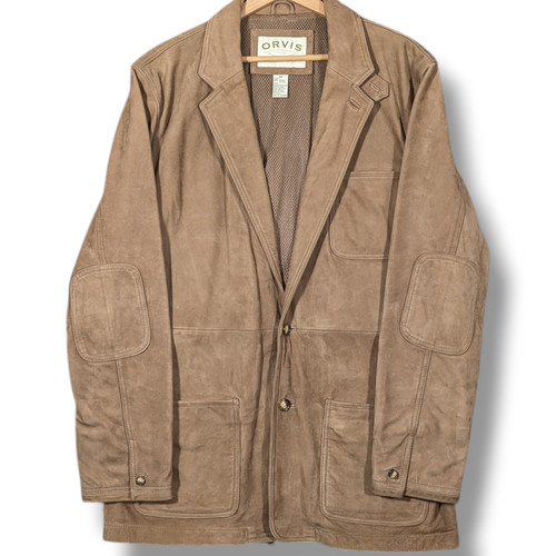 Orvis suede jacket - orvis, size