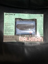Vintage SONY Walkman WM-F38 Unused in Original Box Blue (Collectors)