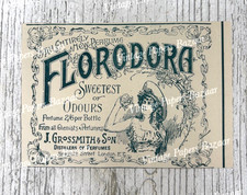 Florodora J Grossmith & Son Distillers Perfumes 1901 antique small print advert