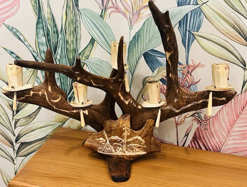 Antique scandinavian reindeer - antique,