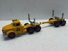 Matchbox Lesney King Size Yellow Scammel K-10 Contractor Pipe Truck