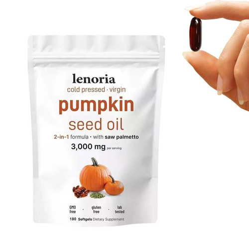 Pumpkin seed oil with - with, saw
