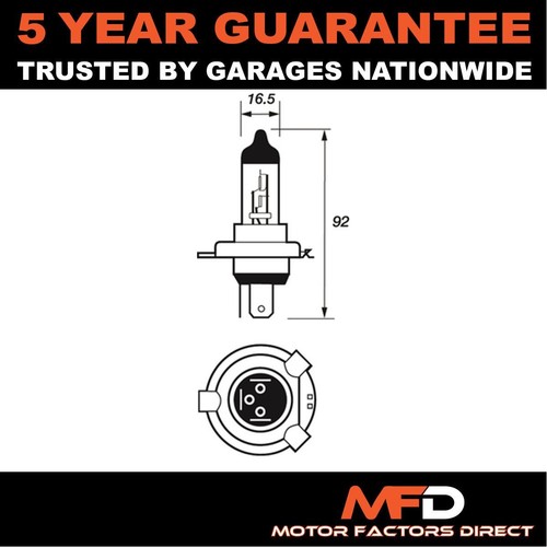 Fits ford mfd front bulbs - fits, vw