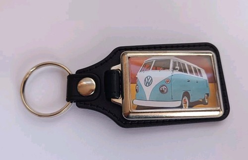 Camper van logo keyring - van,