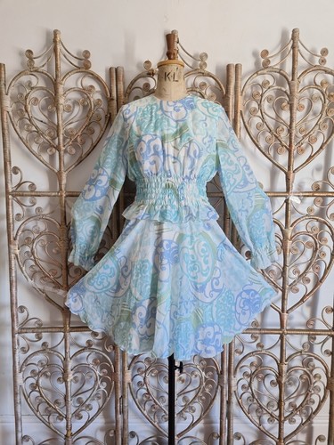Vintage blue vera mont 60s - blue, 70s