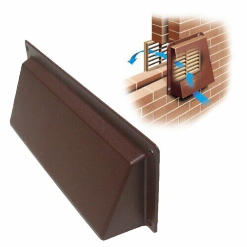 Brown hooded cowl x 3 - brown, 3"