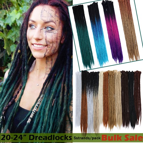 Dreadlock hair extensions - 24",