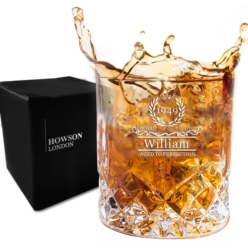 Personalised whiskey glass - whiskey,