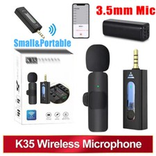 Wireless 3.5mm Lavalier Lapel