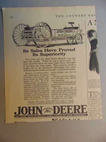 1922 john deere spreader - john, farm
