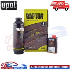 Upol Raptor Black Urethene Coating Kit 1 Bottle 711ml Raptor 237ml Hardener