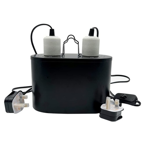 Dual reptile light fixture for - reptile,