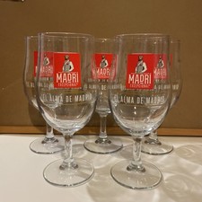 5 MADRI EXCEPCIONAL EL ALMA DE MADRID PINT GOBLET GLASS HEIGHT 7 INCHES 