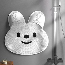 Non-Slip Rabbit Bathroom Mat Dead Skin Removal Cozy Foot Wash Tool  Foot Care