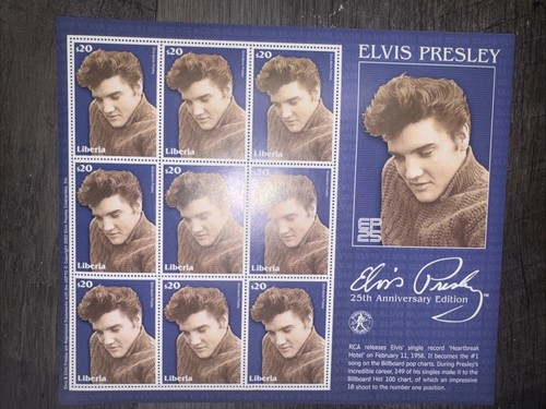 Elvis presley stamp set - elvis,