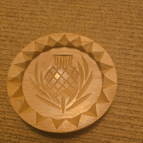 Wooden scottish thistle - scottish,