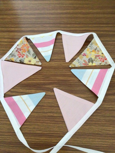 Handmade mini bunting double - bunting,