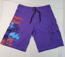BILLABONG WAIST SIZE W32" MENS PURPLE SWIMMING SURFING BEACH SHORTS POCKETS
