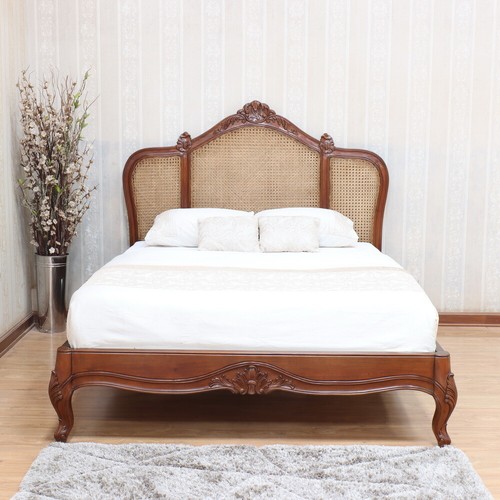 Rattan bed frame solid - frame,