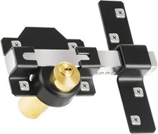 Mortise Lock, Long Throw 50mm Gate Lock, Double Sides, 5 Keys RRP £23