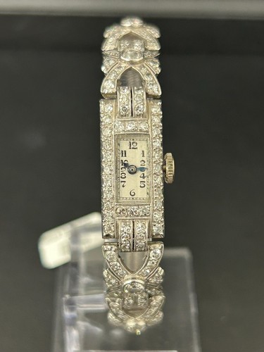 Platinum and 9ct white - 9ct, gold
