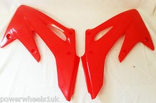 JNK136 SET OF RED 250CC DIRT PIT BIKE SIDE SCOOPS FAIRING PANELS