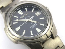 Mens seiko kinetic titanium - mens,