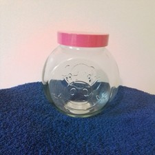 Glass PERCY PIG sweetie JAR