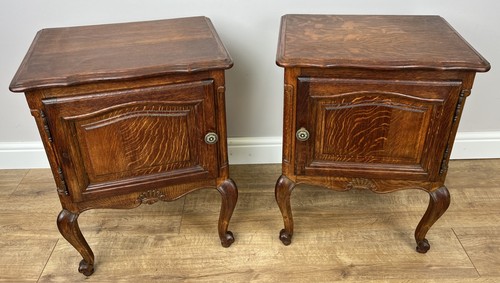 Pair bedside tables vintage - pair,