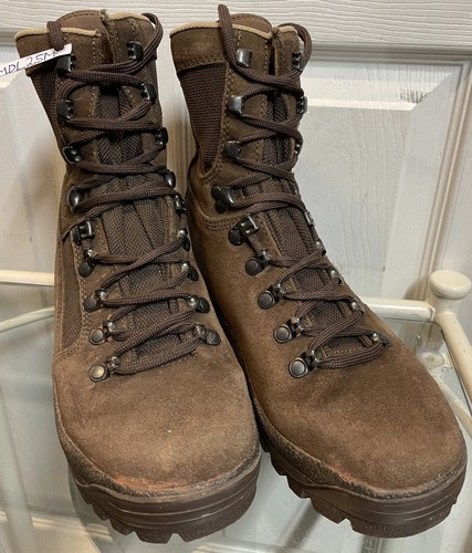 Genuine brown suede - suede, meindl