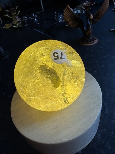 Crystal smokey citrine sphere - smokey,