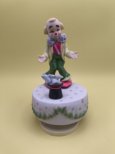 Vintage porcelain clown - porcelain,