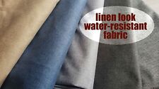 Linen look Water Resistant