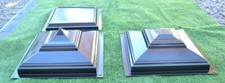 Concrete mold pier caps - pier, fence