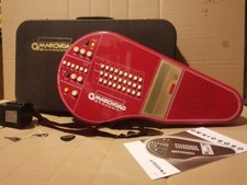 Ultra Rare Red Suzuki OMNICHORD W/ Accessories & Case