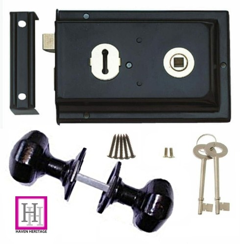Rim lock set - set, deadbolt