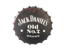 Beer Bottle Top Metal Sign JD