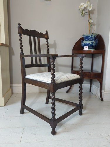 Barley twist armchair elbow - barley,