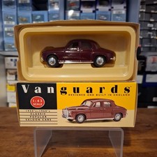 Lledo Vanguards VA19000 Rover P4 Maroon -  1/43 Scale Model UK Only (5)