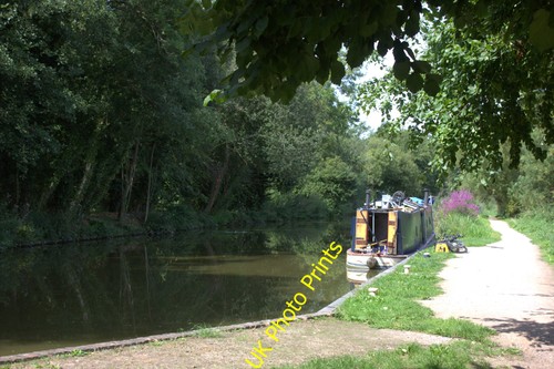 Photo narrowboat near - photo, a3